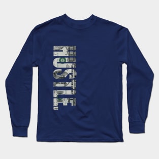 Hustle Million dollar bill | Garyvee Long Sleeve T-Shirt